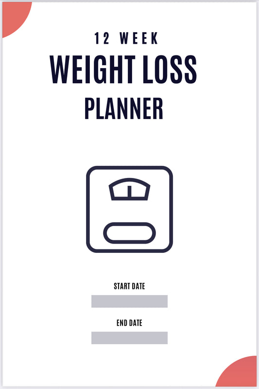 12 Week Weight Loss & Wellness Planner (Printable PDF)