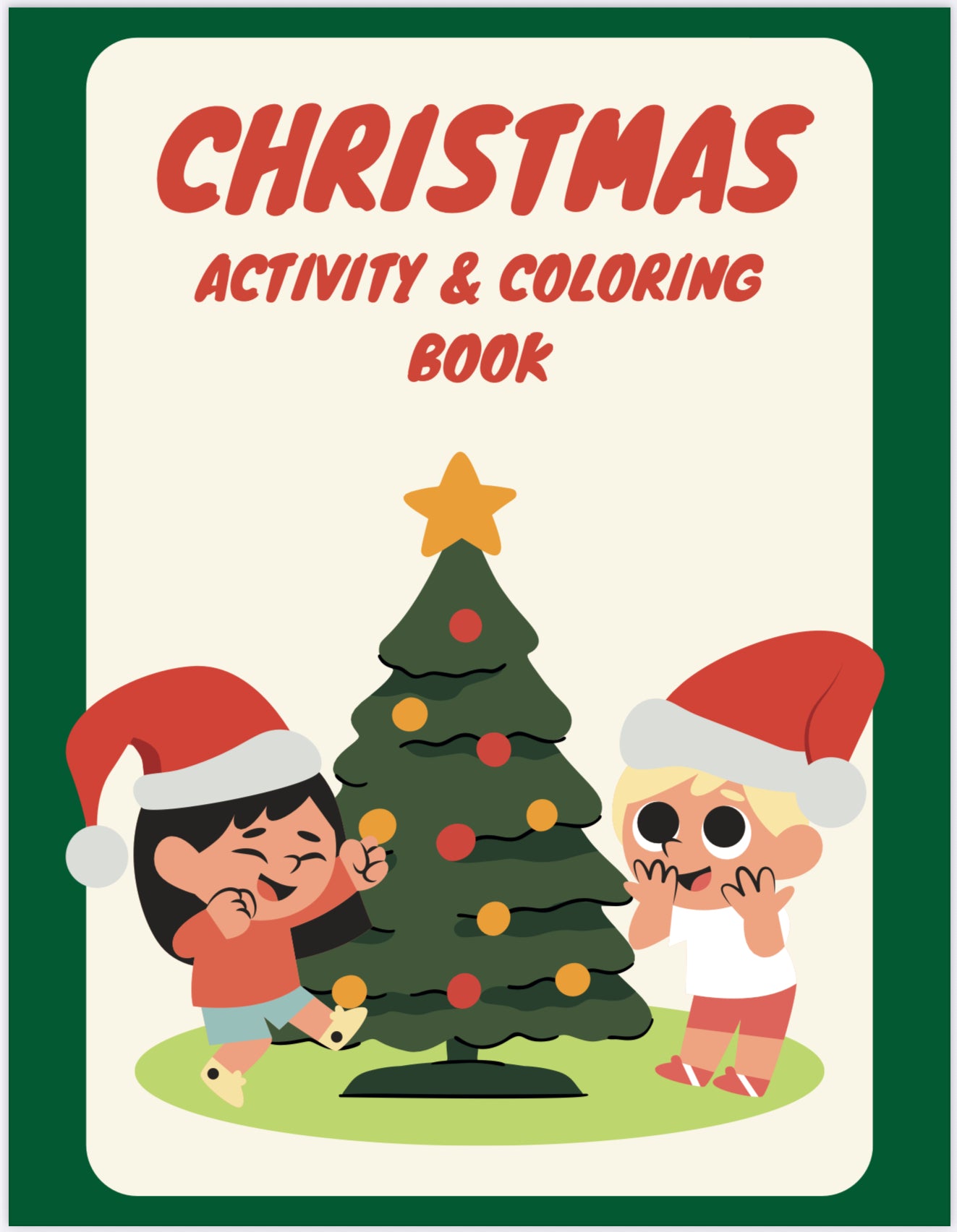 Christmas Activity & Coloring Book – Festive Fun for Kids!