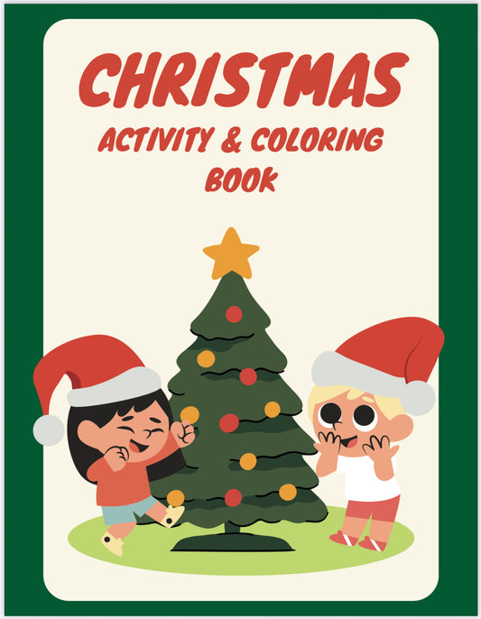Christmas Activity & Coloring Book – Festive Fun for Kids!